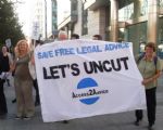 Save Legal Aid Greater Manchester Protest
